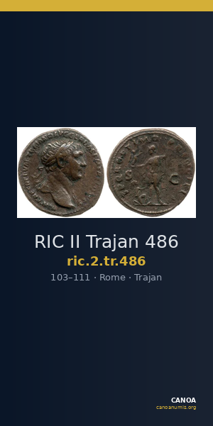 RIC II Trajan 486 — CANOA