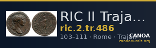 RIC II Trajan 486 — CANOA