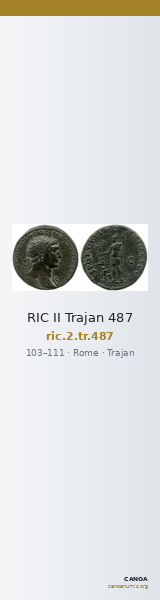 RIC II Trajan 487 — CANOA