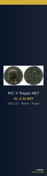 RIC II Trajan 487 — CANOA