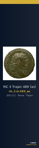 RIC II Trajan 489 (as) — CANOA
