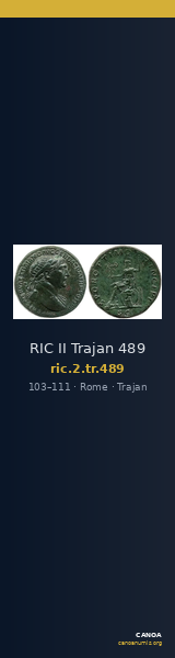 RIC II Trajan 489 — CANOA