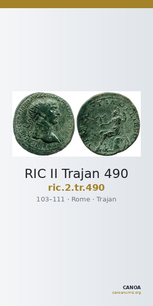 RIC II Trajan 490 — CANOA