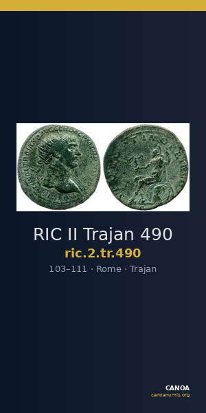 RIC II Trajan 490 — CANOA