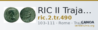 RIC II Trajan 490 — CANOA