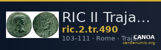 RIC II Trajan 490 — CANOA