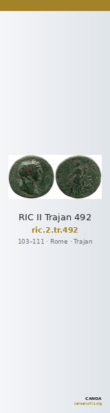 RIC II Trajan 492 — CANOA