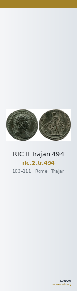 RIC II Trajan 494 — CANOA