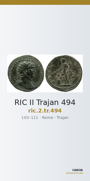 RIC II Trajan 494 — CANOA