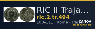RIC II Trajan 494 — CANOA