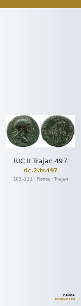 RIC II Trajan 497 — CANOA