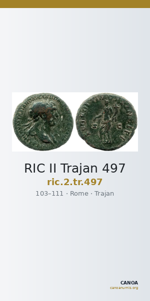 RIC II Trajan 497 — CANOA