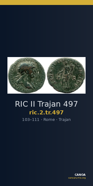 RIC II Trajan 497 — CANOA