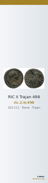 RIC II Trajan 498 — CANOA