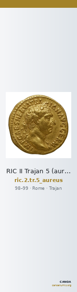 RIC II Trajan 5 (aureus) — CANOA