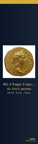 RIC II Trajan 5 (aureus) — CANOA