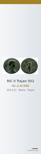 RIC II Trajan 502 — CANOA