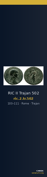 RIC II Trajan 502 — CANOA