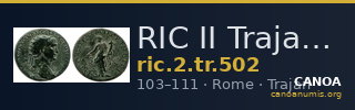 RIC II Trajan 502 — CANOA