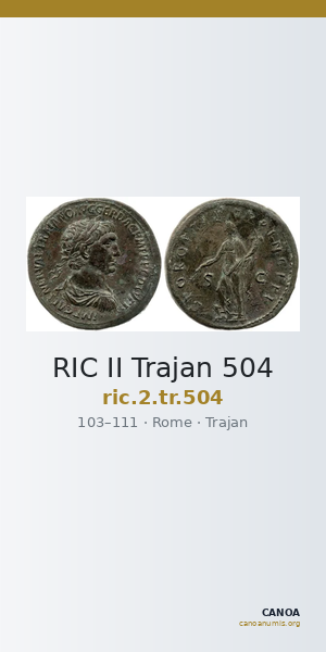 RIC II Trajan 504 — CANOA