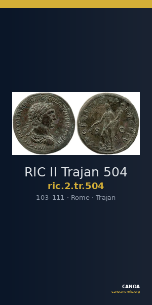 RIC II Trajan 504 — CANOA