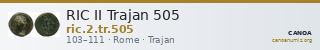 RIC II Trajan 505 — CANOA