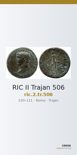 RIC II Trajan 506 — CANOA