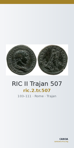 RIC II Trajan 507 — CANOA