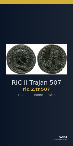 RIC II Trajan 507 — CANOA