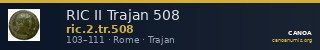 RIC II Trajan 508 — CANOA