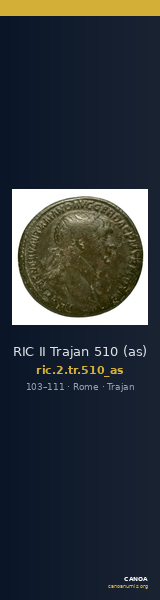 RIC II Trajan 510 (as) — CANOA