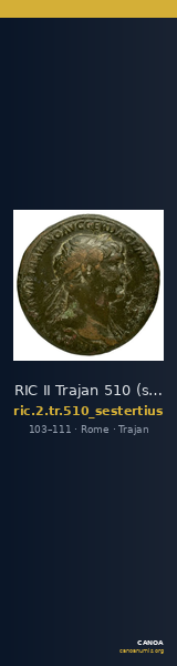 RIC II Trajan 510 (sestertius) — CANOA