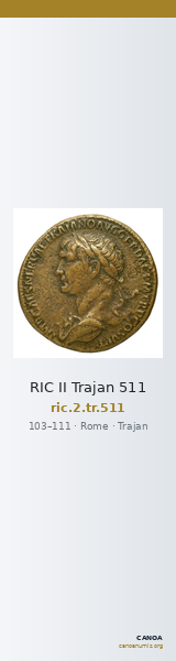 RIC II Trajan 511 — CANOA