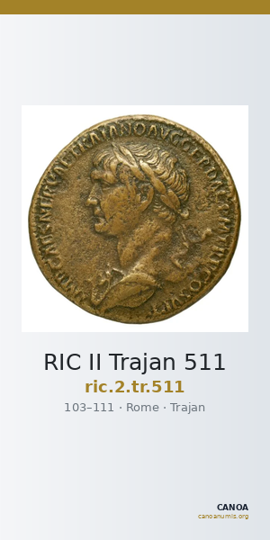 RIC II Trajan 511 — CANOA