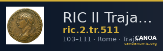 RIC II Trajan 511 — CANOA