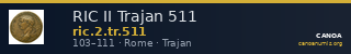 RIC II Trajan 511 — CANOA