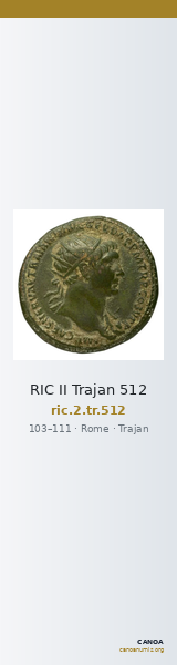 RIC II Trajan 512 — CANOA