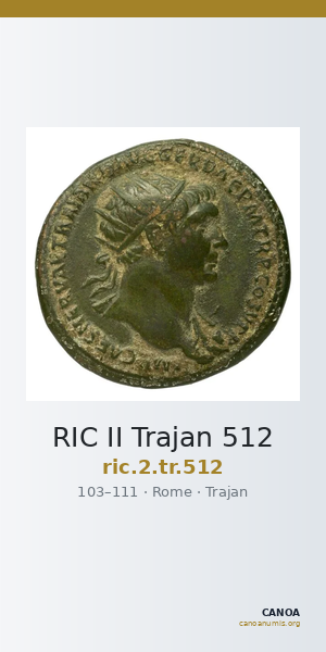 RIC II Trajan 512 — CANOA