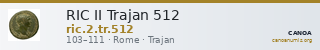 RIC II Trajan 512 — CANOA