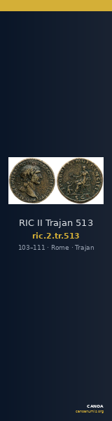 RIC II Trajan 513 — CANOA