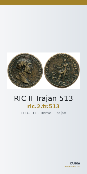 RIC II Trajan 513 — CANOA