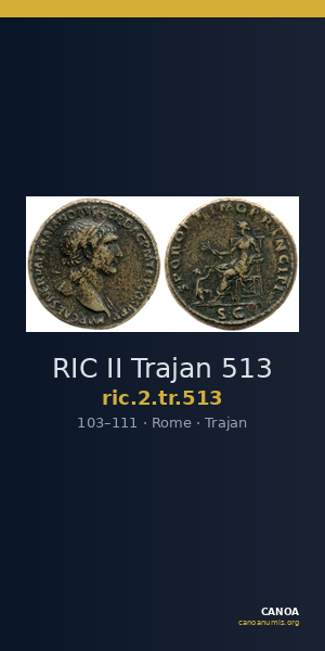 RIC II Trajan 513 — CANOA