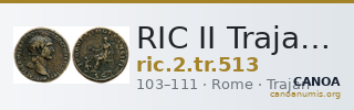 RIC II Trajan 513 — CANOA