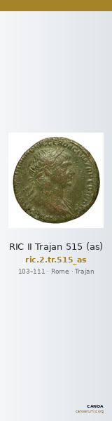 RIC II Trajan 515 (as) — CANOA