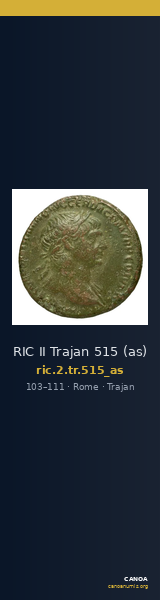 RIC II Trajan 515 (as) — CANOA