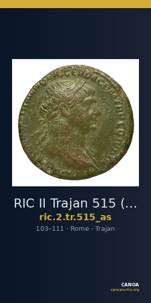 RIC II Trajan 515 (as) — CANOA
