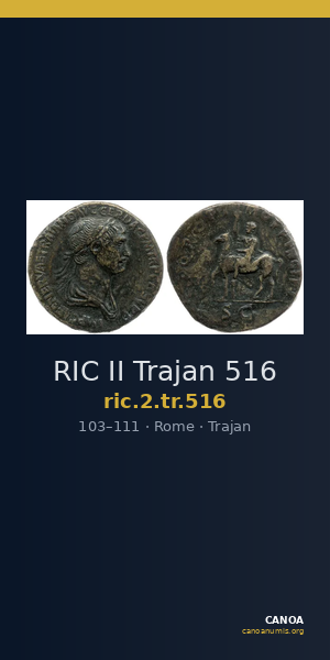 RIC II Trajan 516 — CANOA