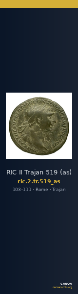 RIC II Trajan 519 (as) — CANOA