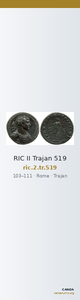 RIC II Trajan 519 — CANOA