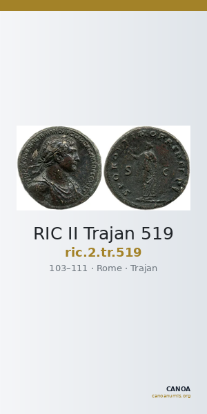 RIC II Trajan 519 — CANOA